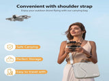 STARTRC Carrying Case for DJI Neo Portable PU Storage Protective Bag for DJI Neo Fly More Combo V413-ST-1123988-NEO-CASE-GREY