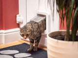 Cat Mate cat flap, white, comfortable for cats to get in and out V1237-ZY-203-2496