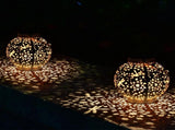 Outdoor Garden Light Hollowed Out Shadow Lantern Hanging Powered Lamp Garden Landscape V1294-YM0721-10143568