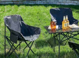 Compact Folding Chair Portable Camping Chair for Outdoor Activities - Black V1308-DSZKI-48-2