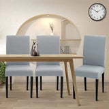 6 Pack Washable High Back Dining Chair Covers, Stretch Slipcovers for Kitchen and Dining Room V1189-LC-HW-00370