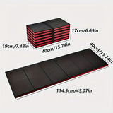Foldable Mat Extra Thick Tri Folding Exercise Pad High Density Foam Workout Mat for Home V1192-AZ-W-33836