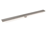 Silver 304 Stainless Steel 900mm Strip Fence Shower Grate Floor Drain 50mm Waste V1233-LGWG02A900BS
