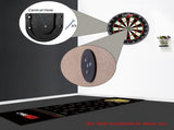 Dartboard Mounting Bracket,Dartboard Bracket Hanging Dartboards Professional,Black Black O Shaped V1259-DP01-A-5706