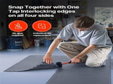Garage Floor Tiles Interlocking, 16 Pack 513 x 513 x 5 mm Interlocking Modular Garage Flooring V952-PVCLSCKDDPVC9AKRO001V0