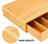 CARLA HOME Bamboo K-Cup Coffee Pod Holder Storage Organizer for Kitchen, Jewelry and Cosmetic LSB-36020