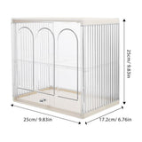 White Vintage Style Bread Storage Box for Kitchen Countertop Fresh Keep V1369-AZ3-W-12201