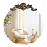 Baroque Round Antique Mirror Wall Decor 80x84.5cm V178-67008