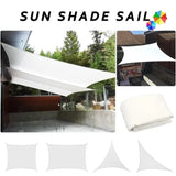 3x3m Waterproof Outdoor Sun Sail Triangle Shade, UV Protective Sun Net for Camping Garden Terrace V1188-MS-325-1249
