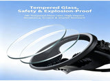Panoramic silicone large field of view one-piece diving mirror V1363-OS-16-PINK