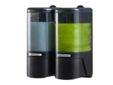 Manual Liquid Soap Dispenser 2 Chambers 480ml Leakproof Wall Mount Soap and Shower Dispenser for V1294-YM0901-3112250029012