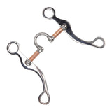 Horse Snaffle Bit Stainless Steel Rose Gold Plated Gag Loose Ring Outdoor Garden Cultivation V1294-YM3111220274211-0421