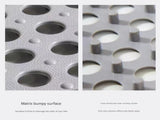 White And Yellow DIY Interlocking Non-Slip Floor Tiles - 12-Pack PVC Drainage Mat for Shower & V888-ELOSUNG36094