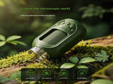 Green Portable Digital Microscope - 1000x Magnification, 1.54 Inch Screen, 8 LED Lights, Photo & V888-ELOSUNG56292-2