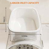 5-in-1 Hand Crank Rotary Vegetable Slicer & Grater with 10 Blades, Hidden Storage Box for Kitchen V1107-CS-SYQPJRJL