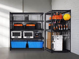 Storage Shelves, 1361 kg, 5 Tier Heavy Duty Garage Shelving, 609.6 x 1219.2 x 1828.8 mm Adjustable V952-LXLZLKHJ2448JA98TV0