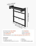 VEVOR Coffee Mug Holder Wall Mounted w/ 12 Movable Hooks and Top Shelf Cup Rack V952-GSMKBGJBGSJSZUHL7V0