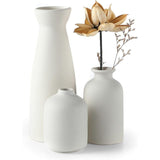 Ceramic Vase Set 3 Small Vase for Decoration for Wedding Table Party Living Office Bedroom V1237-ZY-528-024