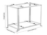 Mini Split Ground Stand, Anti-Vibration Mini Split Stand for 9000-18000 BTU Ductless Air Conditioner V952-KDDMZJSCZJ9022BS6V0
