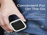 Portable UV-C Toothbrush Sterilizer with Auto-Disinfection & Heating Magnetic Wall Mountable Brush V1107-CS-ZWXYSJX