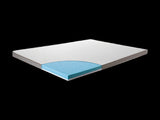 Queen Cooling Gel Memory Foam Mattress Topper CertiPUR-US Certified Foam V63-835381