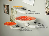 Mushroom Hanging Shelf,Wall Floating Shelf Mushroom Shaped Resin Hanging Ornaments Home Decor Wall V1192-AZ-W-9934