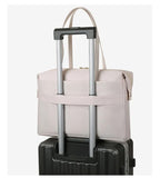 Black Womens Work Tote Bag New Fashionable Laptop Bag, Large Capacity Business Briefcase, Commute V888-ELOSUNG13203