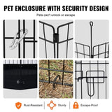 Dog Playpen, 8 Pcs 30"H x 24"W Panels Foldable Metal Pet Exercise, Dog Fence Indoor and Outdoor V952-XSYDCWWLXTSD48O5RV0