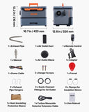 Diesel Heater, 8KW, DC 12V/24V, All in One Portable Diesel Air Heater with Bluetooth APP Control, V952-PPKCYJRQ25N1TOP0F001V3