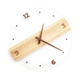 Wall Clock Silent Round Decorative Modern Acrylic Panel Hanging Clock for Living Room Bedroom Office V1294-YM0703-3115230003411