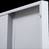 2-Door Vertical Locker for Office Gym Shed School Home Storage V63-832441