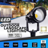 10X LED Spotlights Landscape Warm light Lamp Waterproof Outdoor Garden Yard 12V V201-EAZ01981WL8-10AU