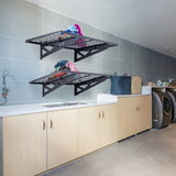 Garage Storage Shelving, 2 Pack, 122 x 61 cm Heavy Duty Garage Shelves Wall Mounted, 502 lbs Load V952-ZXCKGBDHSSC48G32SV0
