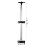 Black Aluminum Suitcase Telescopic Handle Adjustable Pull Rod for Luggage V1369-AZ3-W-20927