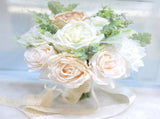 Wedding Bridal Hand Bouquet Home Decoration Fake Flower Silk Flower Artifical Decorative Bouquet V1294-YM0523-220328DY02-1