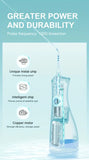 L8 Cordless Water Flosser Rechargeable Portable Oral Irrigator, IPX7 Waterproof, 4 Modes with DIY V1232-XYQ-L8-001