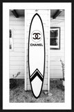 Large Designer Surfboard Framed Artwork 80x120cm V637-E646009