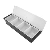 Condiment Caddy Durable Plastic Transparent Lid Detachable Design Multifunction Bar Fruit Caddy for V1294-YM0716-3118220150711
