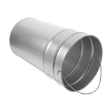 Metal Garbage Container with Handle for Indoor and Outdoor Trash Storage, Home Waste Bin V1370-AZ4-08899
