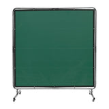 VEVOR Welding Screen with Frame 6' x 6' Welding Curtain Screen on 4 Wheels Green V952-DMSHJPF6X6YC3B64MV0