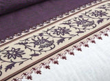 Plum Fiore Border Elegance Quilt / Doona / Duvet Cover set V745-AQ041710Q3