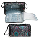 Geometric Patterns Multi-Functional Crochet Hook and Yarn Storage Bag Convenient Carrying Case for V888-ELOSUNG17652