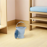 Portable Plastic Bedside Container with Lid - Toilet for Elderly, Disabled, and Home Care Use V1370-AZ4-08631