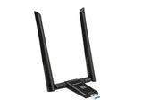 Simplecom NW811v3 AX5400 Tri-Band WiFi 6E USB Adapter with 2x 5dBi High Gain Antennas V28-SIMNW811V3