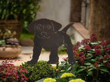 Metal Garden Dog Statue Decorative Stakes Animal Silhouette for Garden Home Decor Outdoor Gifts V1294-YM0718-10121935