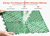 Interlocking Drainage Mat, 50 Pcs Modular Interlocking Cushion, 31 x 31 cm Splicing Drainage Mats, V952-CKPSD10X10YCS8XCRV0