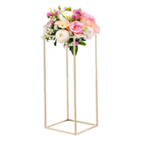 Wedding Flower Stand, 10PCS 60cm Column Flower Stand, Floral Stands with Hidden Screw, Rectangular V952-HLHJLFT10J60KTTF1001V0