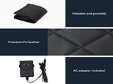 Livemor Massage Mat Heated Kneading Neck Massager Lumbar Airbag Stretch MASSAGE-MAT-04-PU-BK