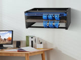 6U Wall Mount Network Rack, 14 in/355.6 mm Depth, 50 lbs/22.68 kg Max Weight Capacity Wall Mount V952-WLJJ6U14YC007I4RXV0