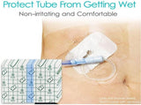 25 PCS Large Waterproof Shower Bandages - 10x12" Transparent Adhesive Film, Second Skin for Surgery, V1370-AZ4-17790